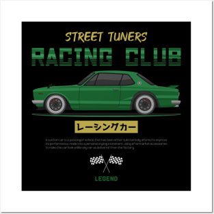 Tuner Green Hakosuka JDM Posters and Art